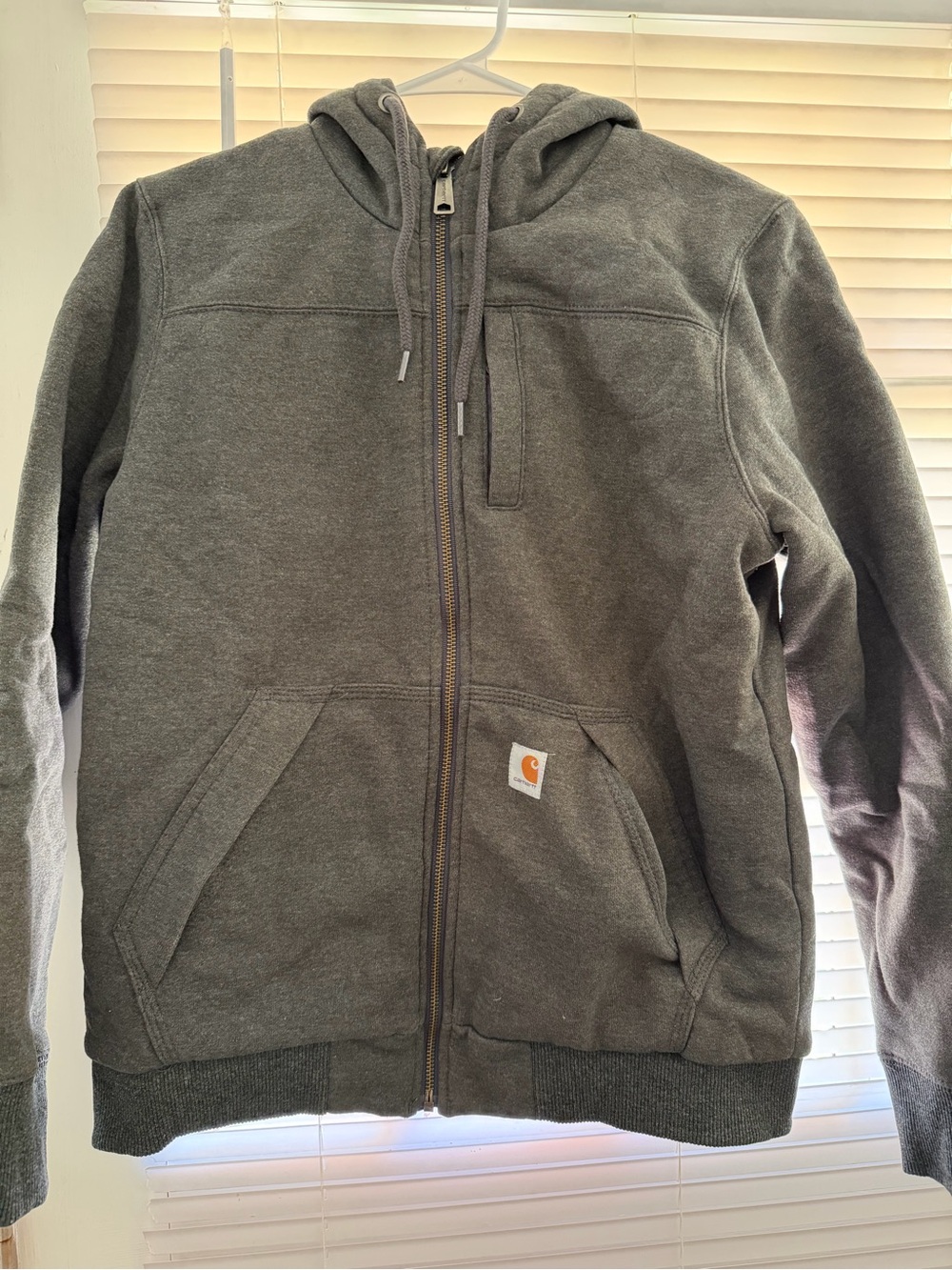 Women’s Carhartt Heavy Weight Sweater - Charcoal, Medium.